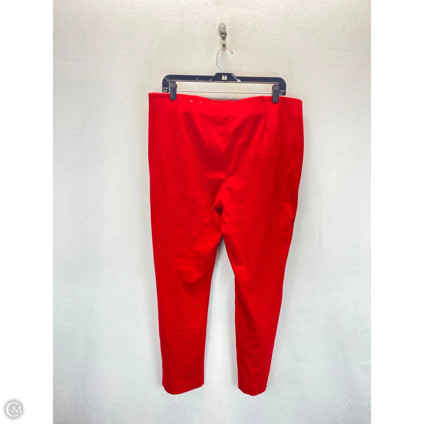 Pants Cropped By Chicos In Red, Size: 14