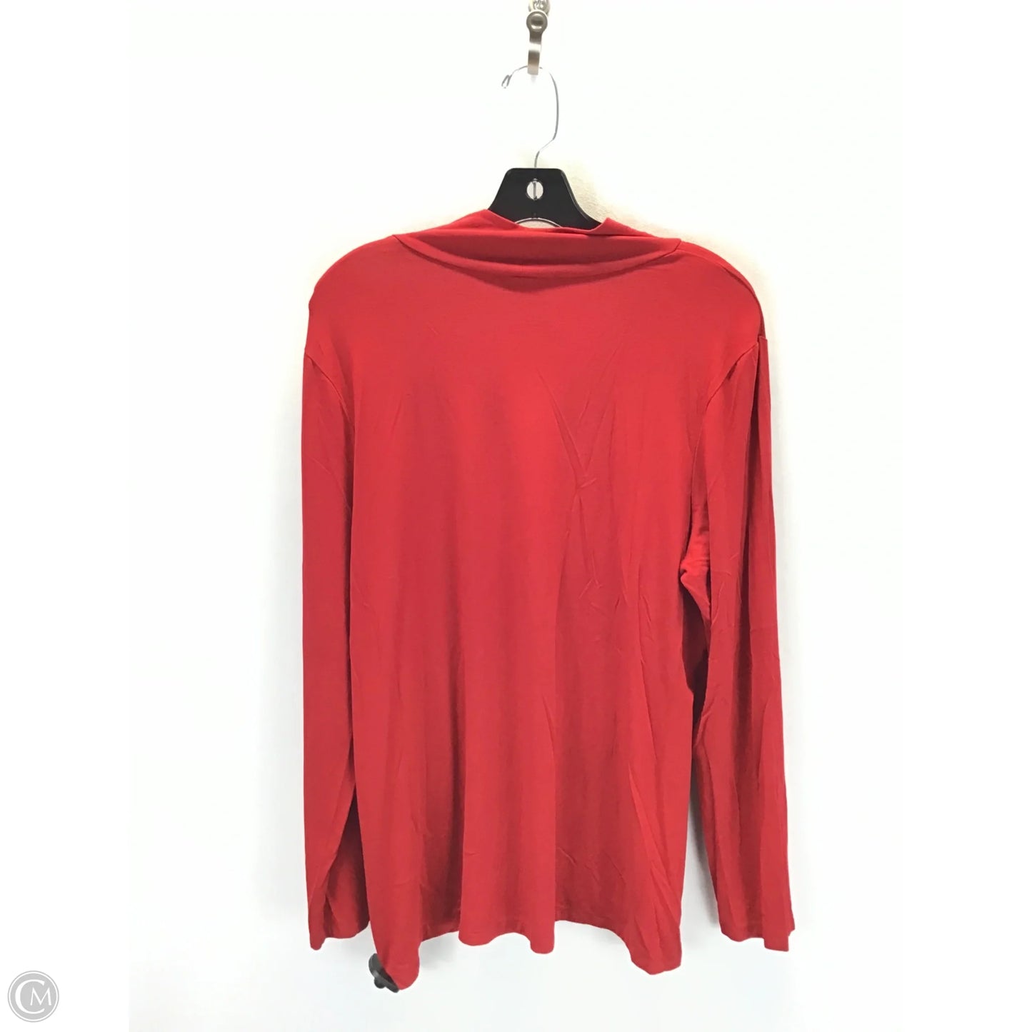 Top Long Sleeve By Chicos In Red, Size: 16