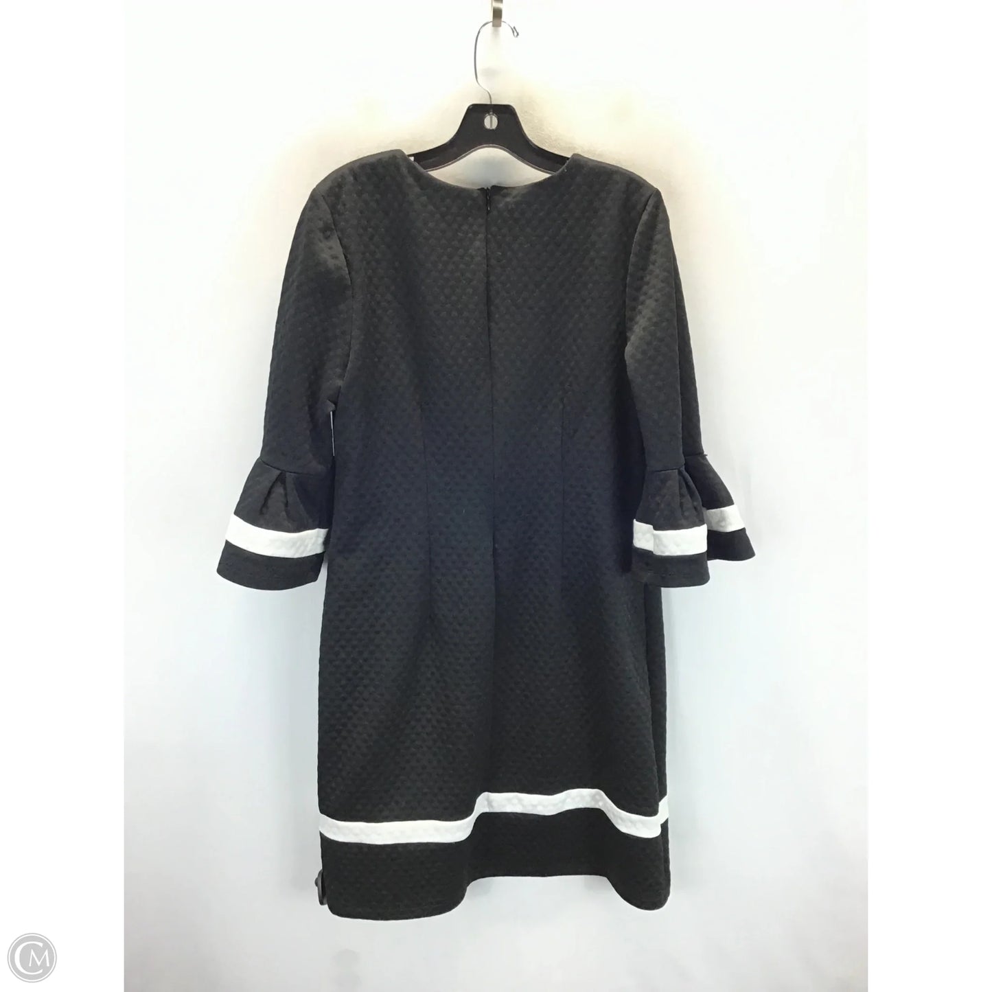 Dress Casual Midi By Ronnie Nicole In Black & White, Size: 14