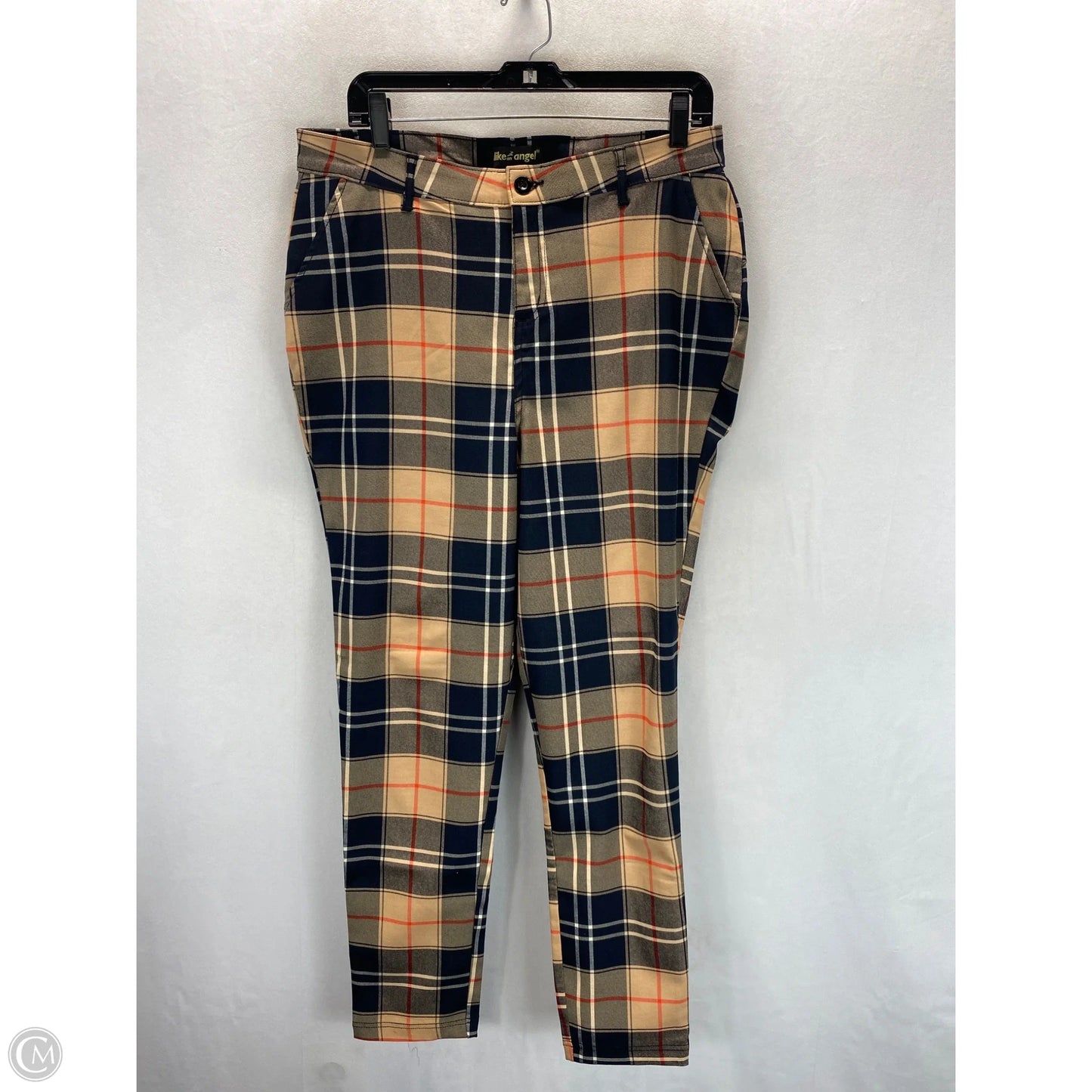 Pants Chinos & Khakis By Clothes Mentor In Blue & Cream, Size: 1x