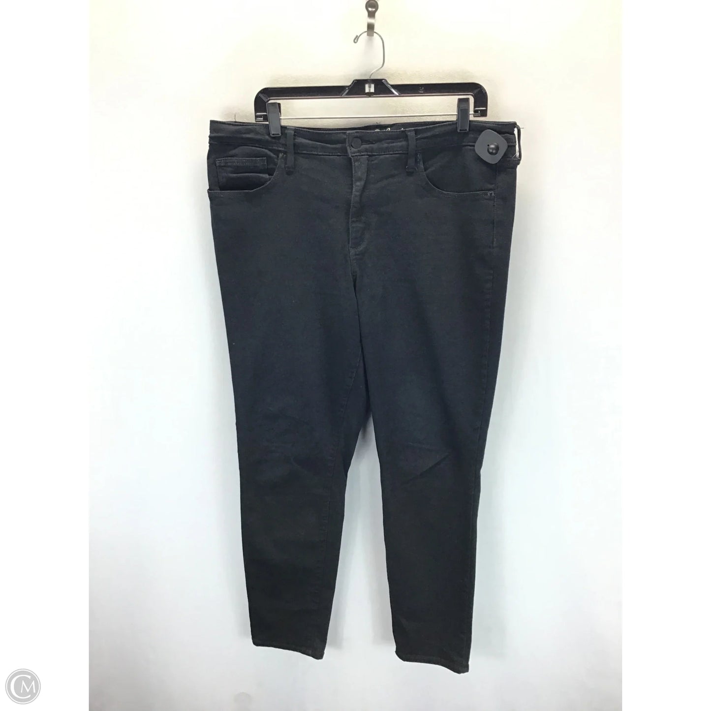 Jeans Straight By Universal Thread In Black, Size: 16