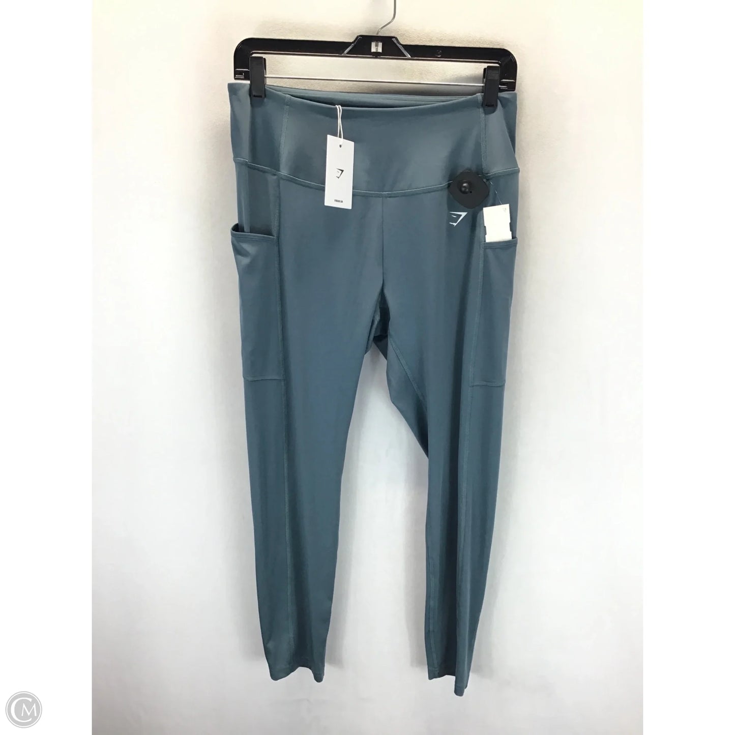 Athletic Leggings By Gym Shark In Blue, Size: Xl