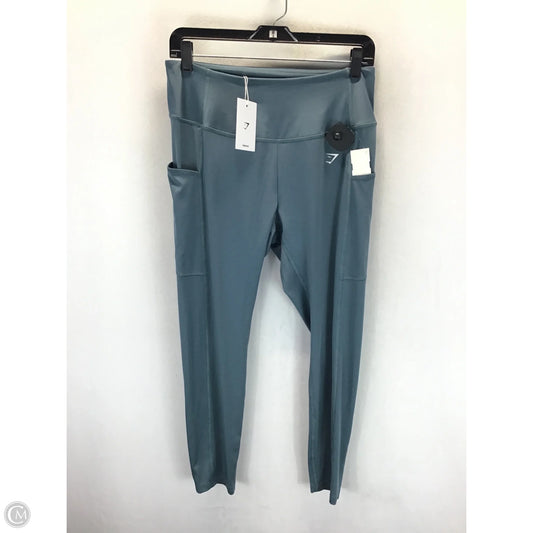 Athletic Leggings By Gym Shark In Blue, Size: Xl