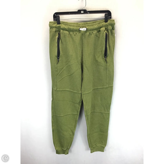 Athletic Pants By Sc & Co In Green, Size: Xl