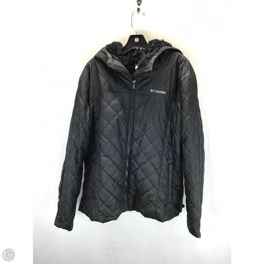 Coat Puffer & Quilted By Columbia In Black, Size: 2x