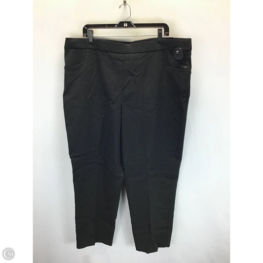 Pants Chinos & Khakis By Alfred Dunner In Black, Size: 22