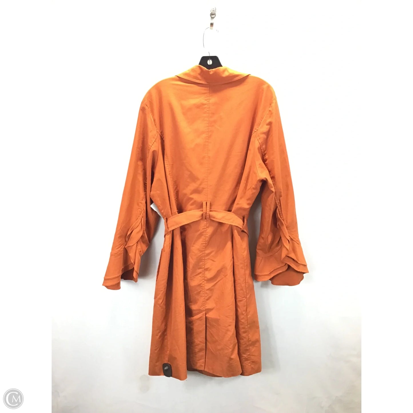 Coat Trench Coat By Ashley Stewart In Orange, Size: 22