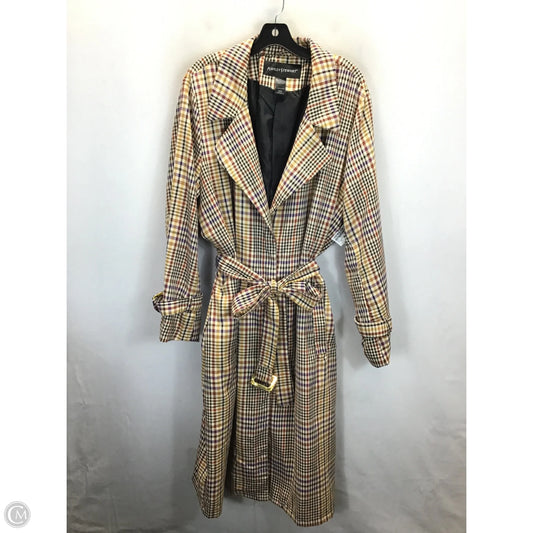 Coat Trench Coat By Ashley Stewart In Multi-colored, Size: 22