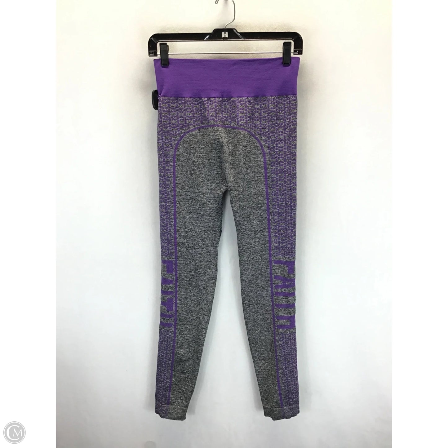 Pants Set 2pc By Love In Grey & Purple, Size: L