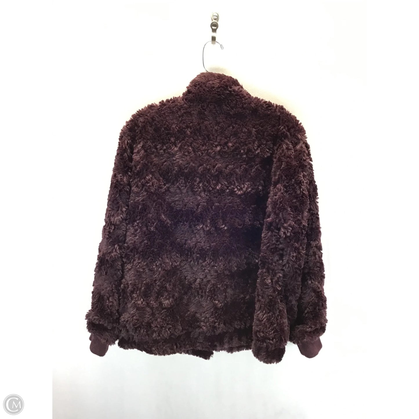 Jacket Faux Fur & Sherpa By Sanctuary In Maroon, Size: Xl