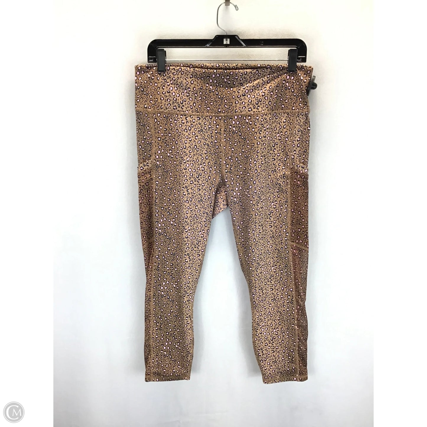 Athletic Leggings By Fabletics In Pink & Tan, Size: Xl
