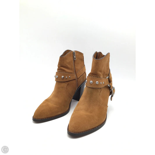 Boots Designer By Coach In Tan, Size: 10