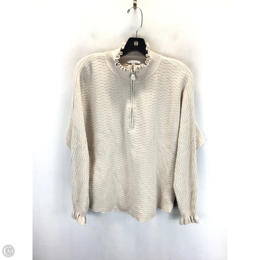 Sweater By Vila Milano In Beige, Size: Xl