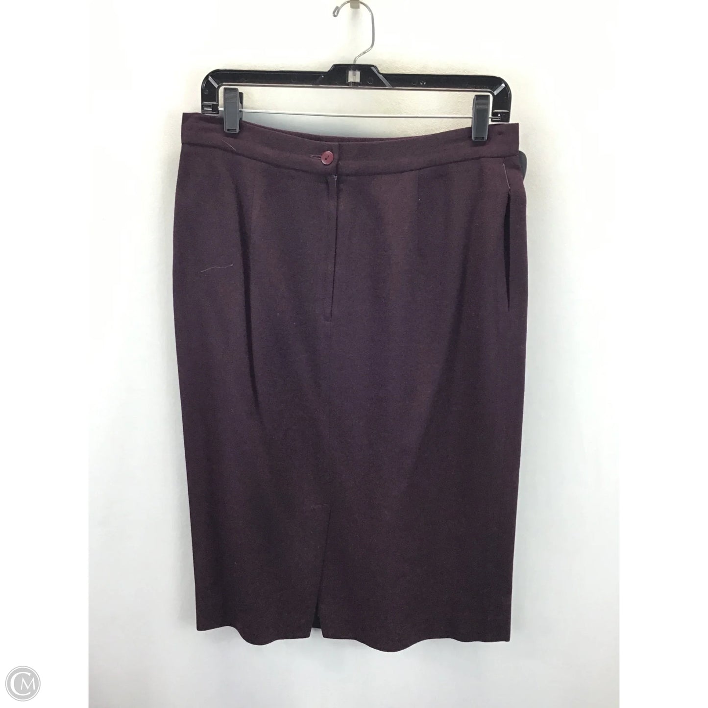 Skirt Set 2pc By Oleg Cassini In Purple, Size: 12