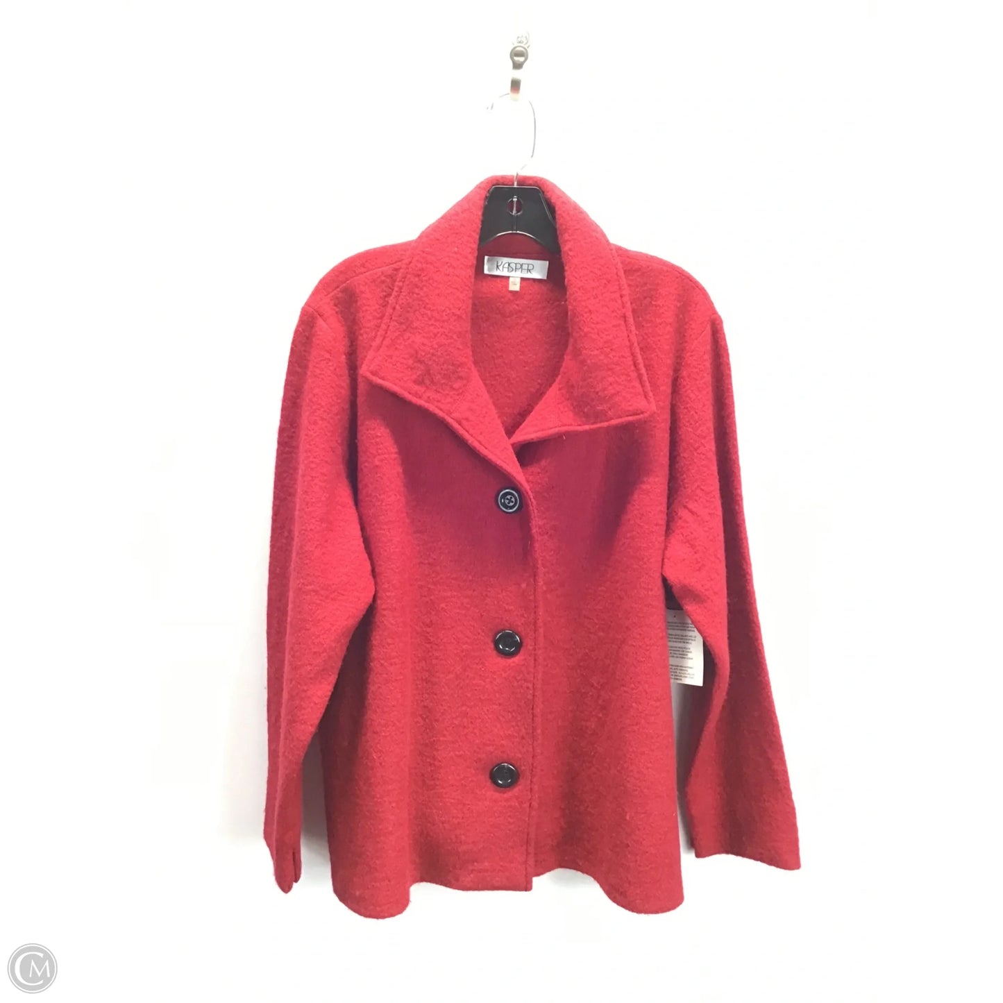 Jacket Other By Kasper In Red, Size: 2x