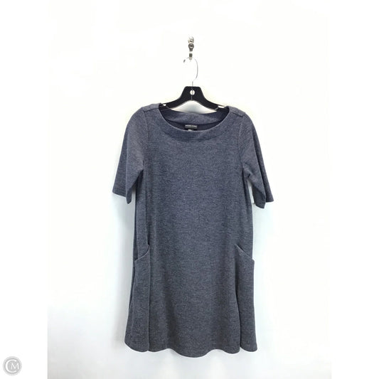 Dress Casual Midi By Adrienne Vittadini In Blue, Size: M