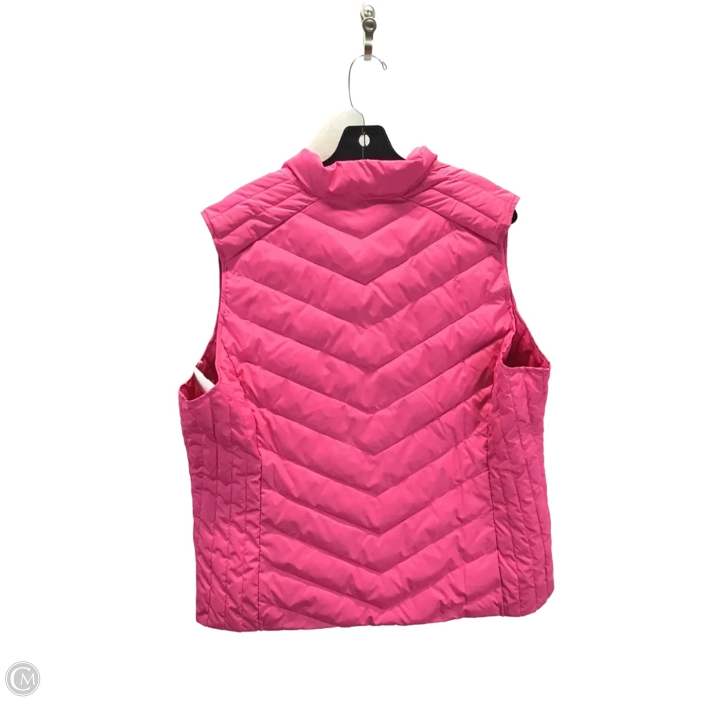 Vest Puffer & Quilted By Talbots In Pink, Size: Xl