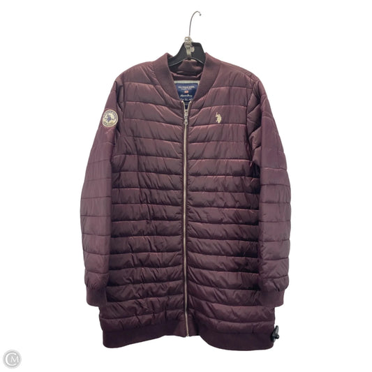 Coat Puffer & Quilted By Polo Ralph Lauren In Maroon, Size: Xl