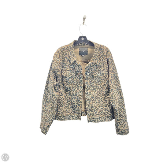 Blazer By Nine West In Animal Print, Size: Xxl