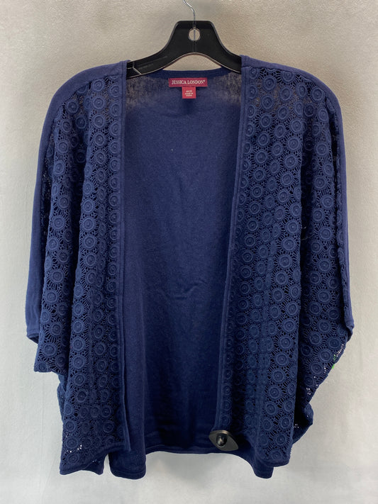 Cardigan By Jessica London In Blue, Size: 18