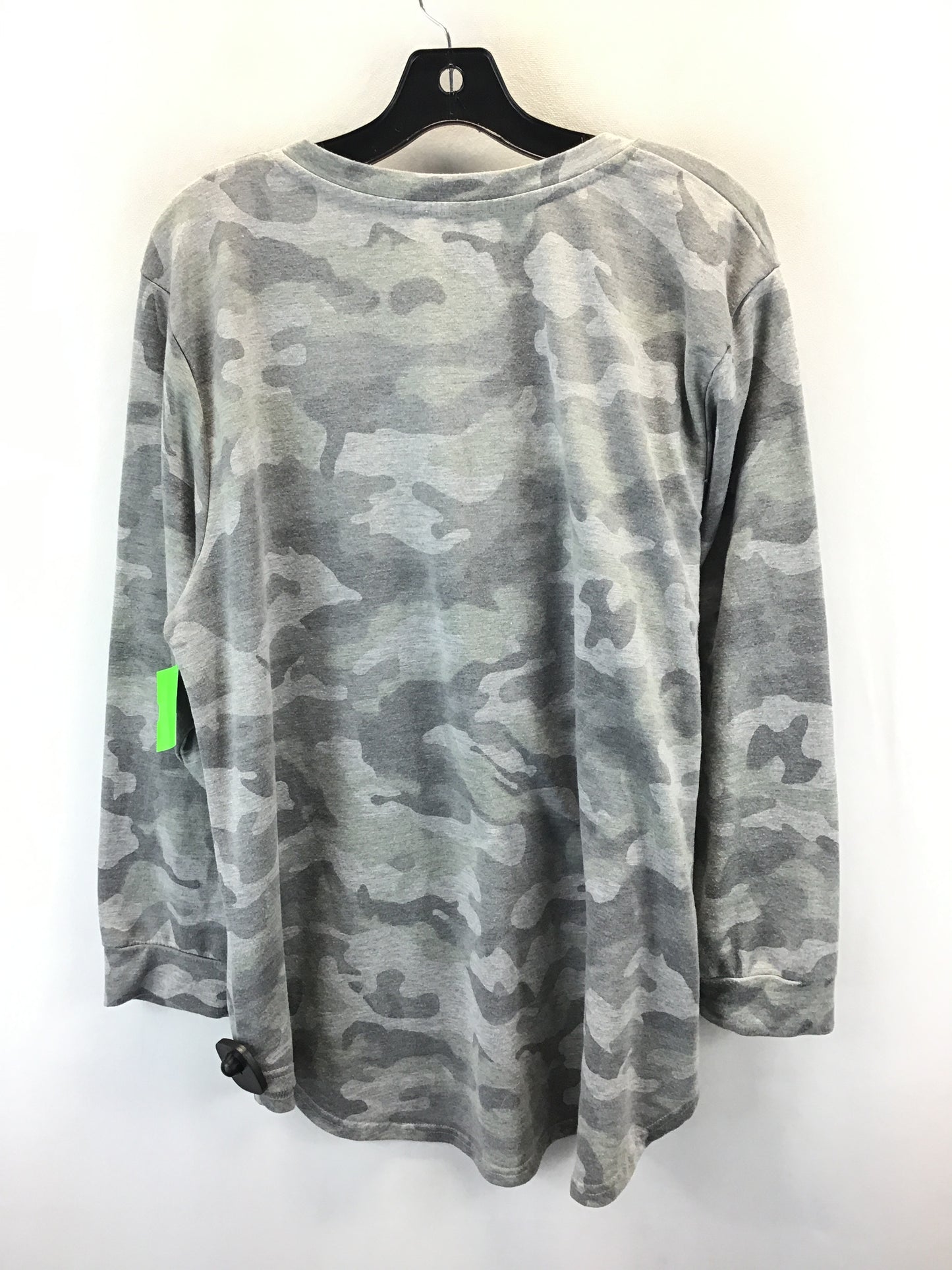 Sweatshirt Crewneck By Jane And Delancey In Grey, Size: 1x