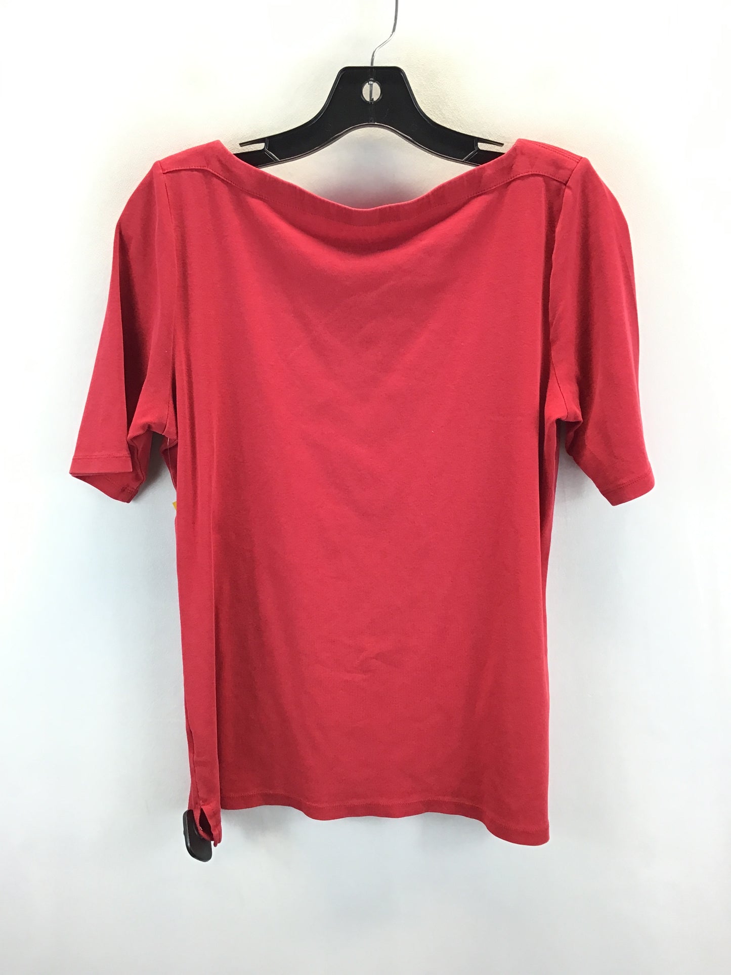 Top Short Sleeve By Talbots In Red, Size: L