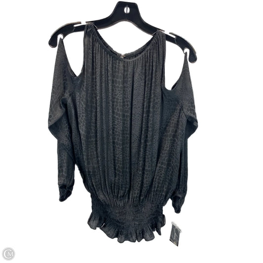 Top Long Sleeve By Alfani In Black, Size: L