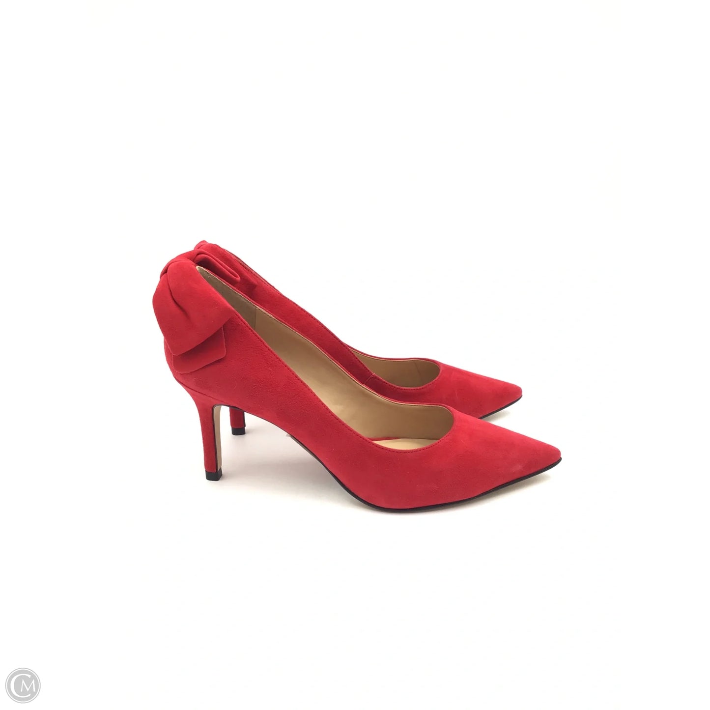 Shoes Heels Kitten By Talbots In Red, Size: 7.5