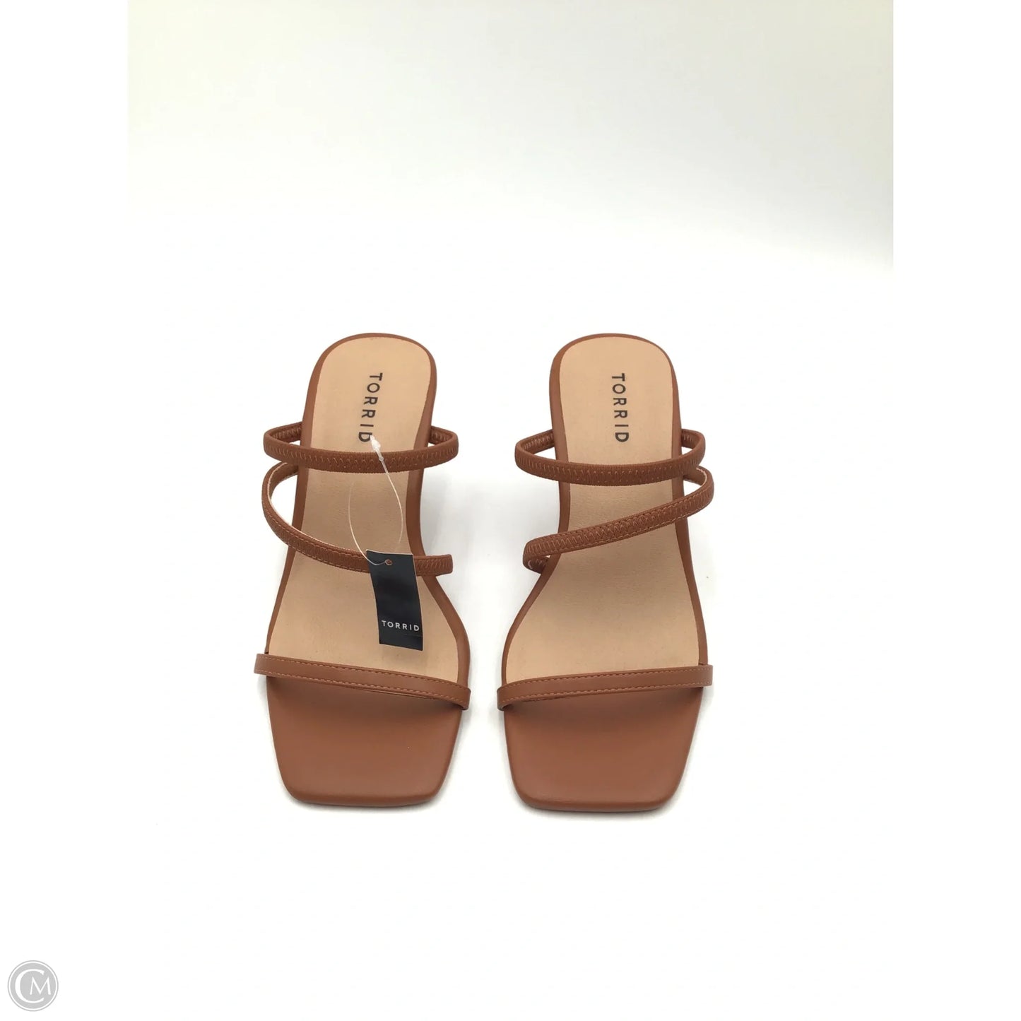 Sandals Heels Wedge By Torrid In Bronze, Size: 8
