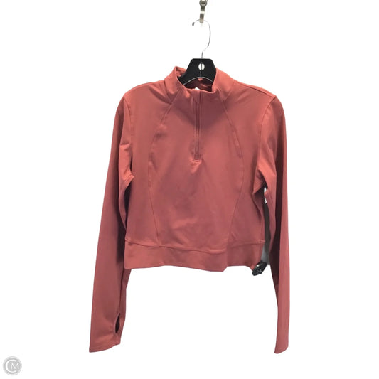 Athletic Sweatshirt Collar By 90 Degrees By Reflex In Red, Size: L