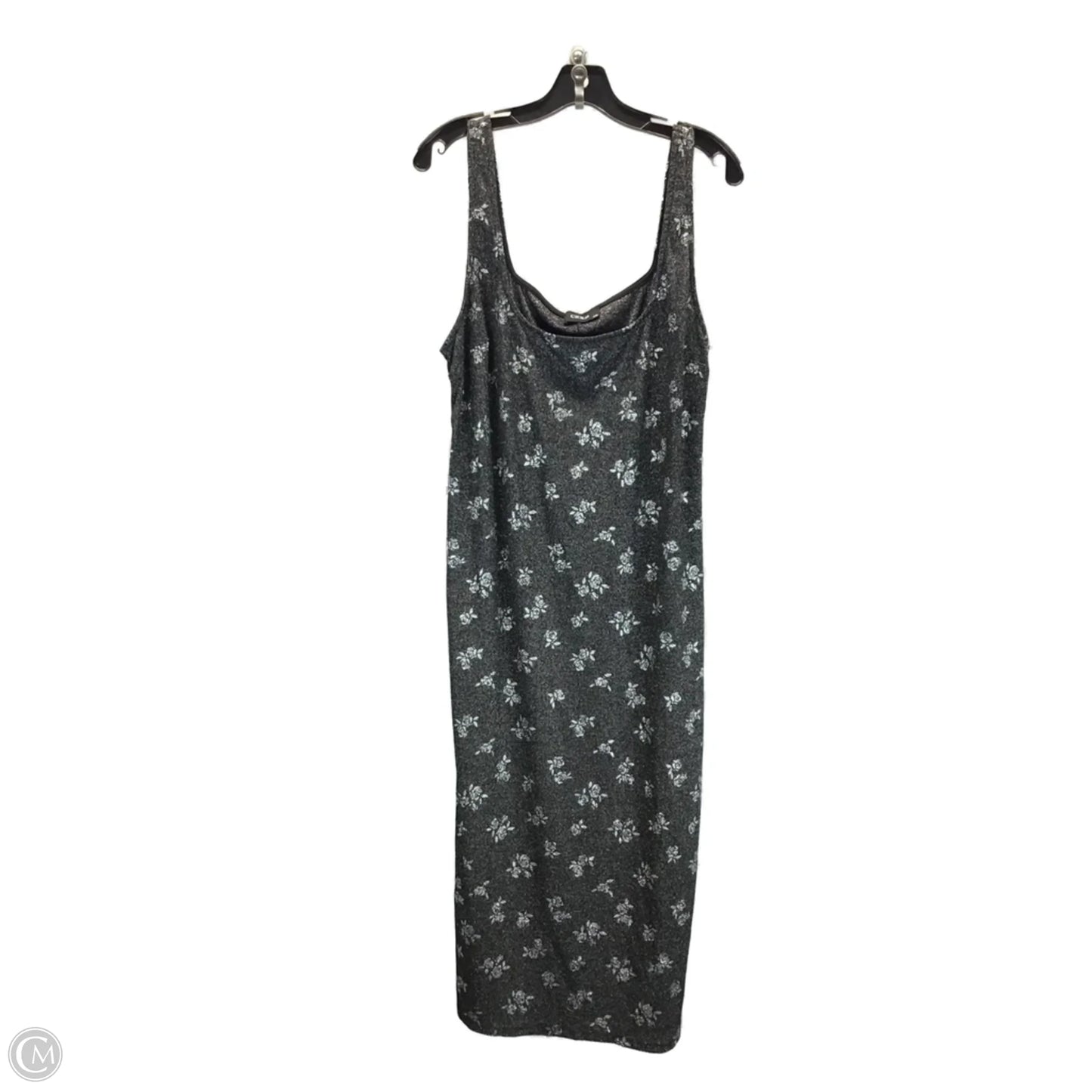 Dress Casual Midi By Cider In Silver, Size: 2x