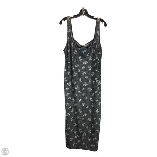 Dress Casual Midi By Cider In Silver, Size: 2x