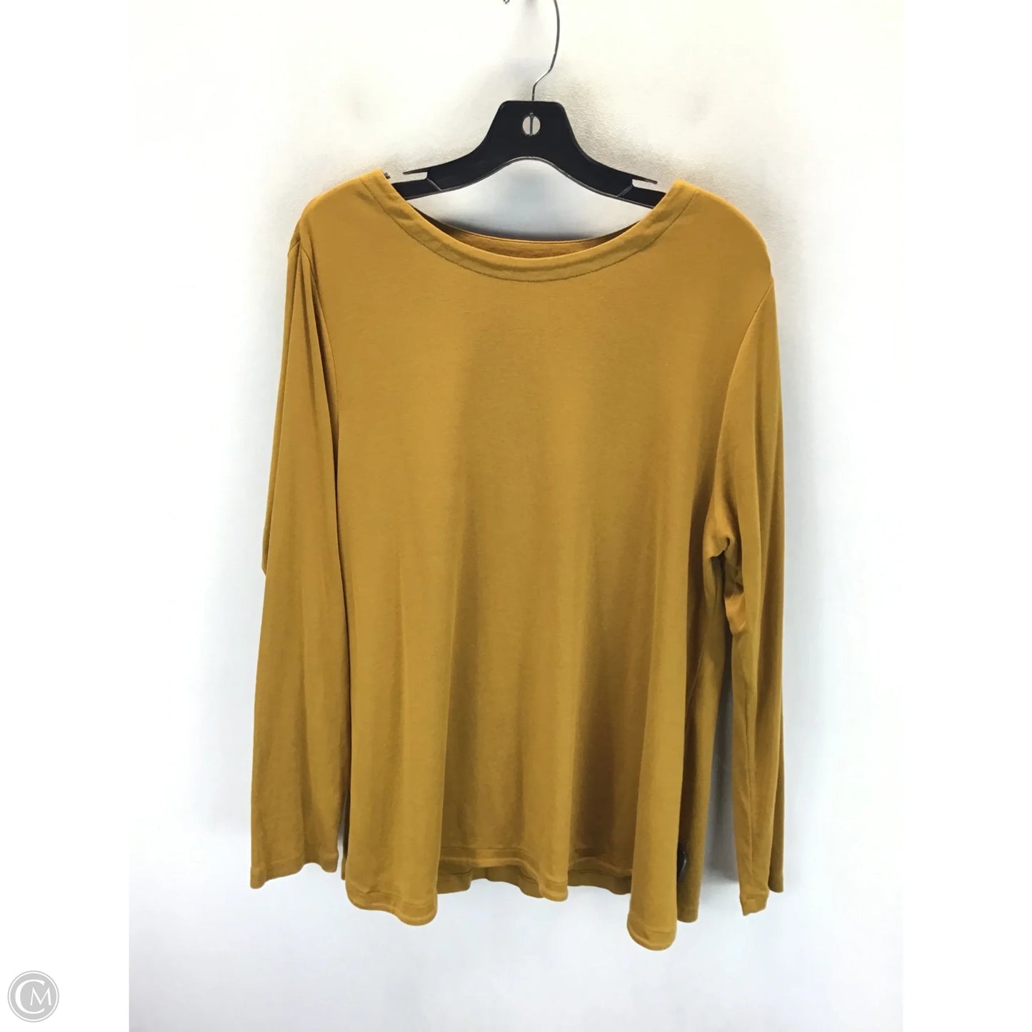 Top Long Sleeve By J. Jill In Yellow, Size: Xl
