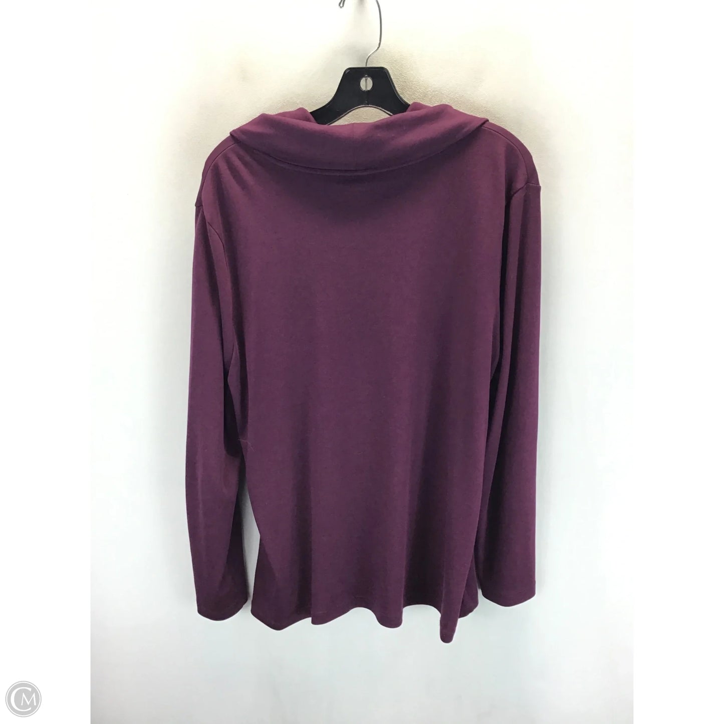 Top Long Sleeve By L.l. Bean In Purple, Size: Xl