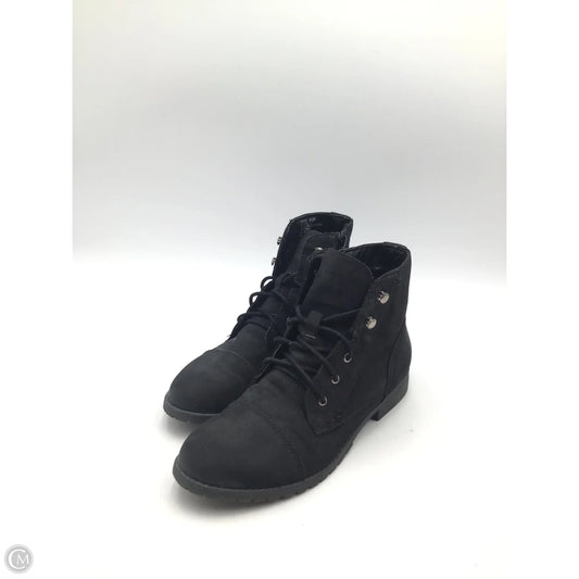 Boots Ankle Flats By Madden Girl In Black, Size: 8.5