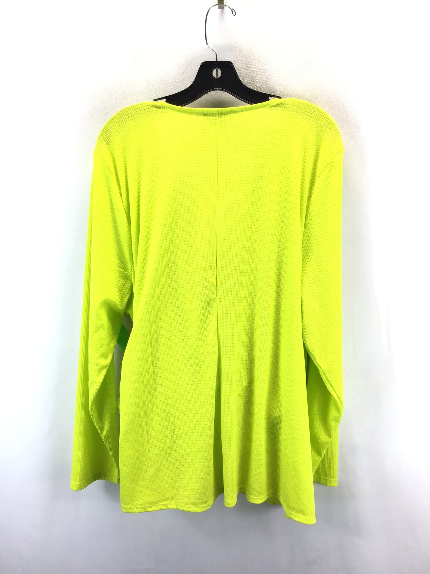 Top Long Sleeve By Lane Bryant In Green, Size: 3x