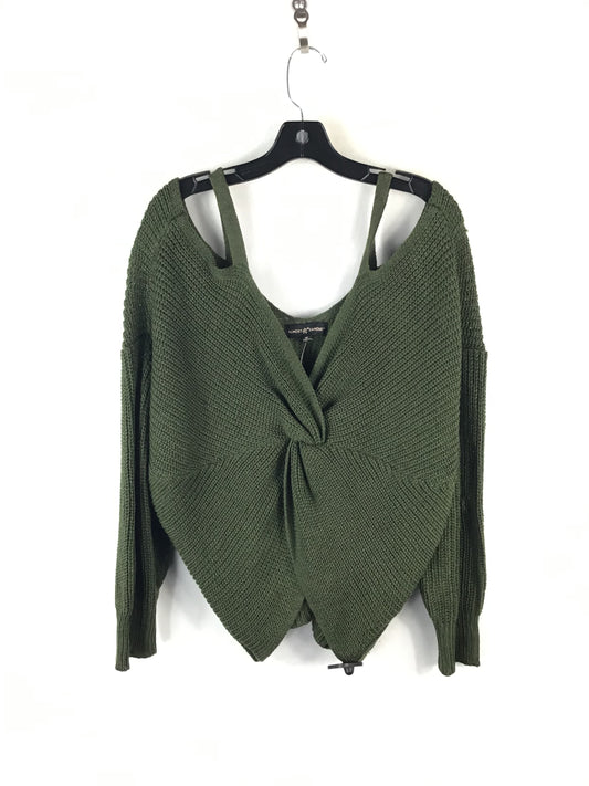 Sweater By Almost Famous In Green, Size: 1x