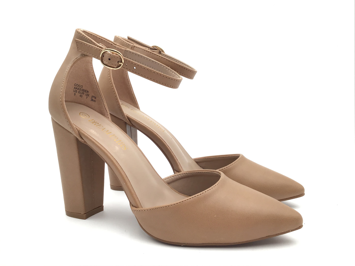 Shoes Heels Block By Clothes Mentor In Tan, Size: 9