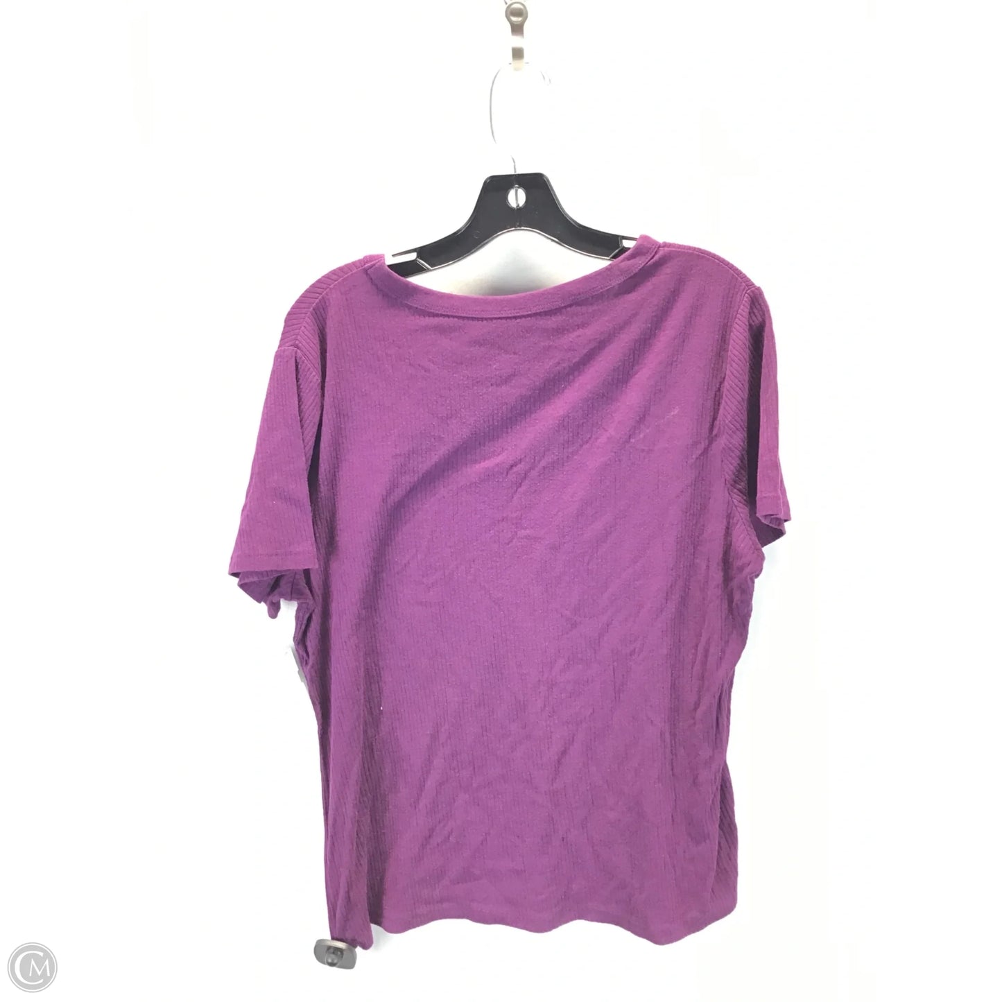 Top Short Sleeve By A New Day In Purple, Size: Xxl