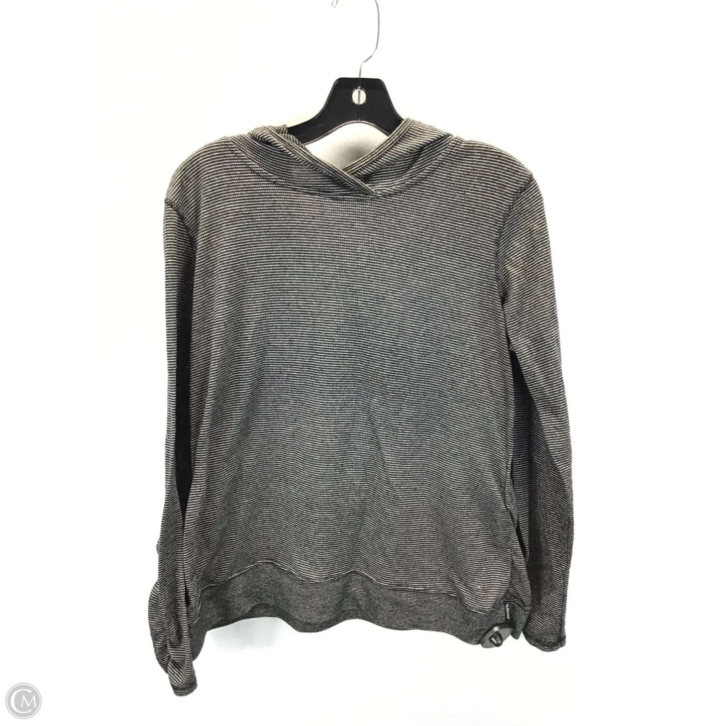 Top Long Sleeve By Jockey In Black & White, Size: Xl