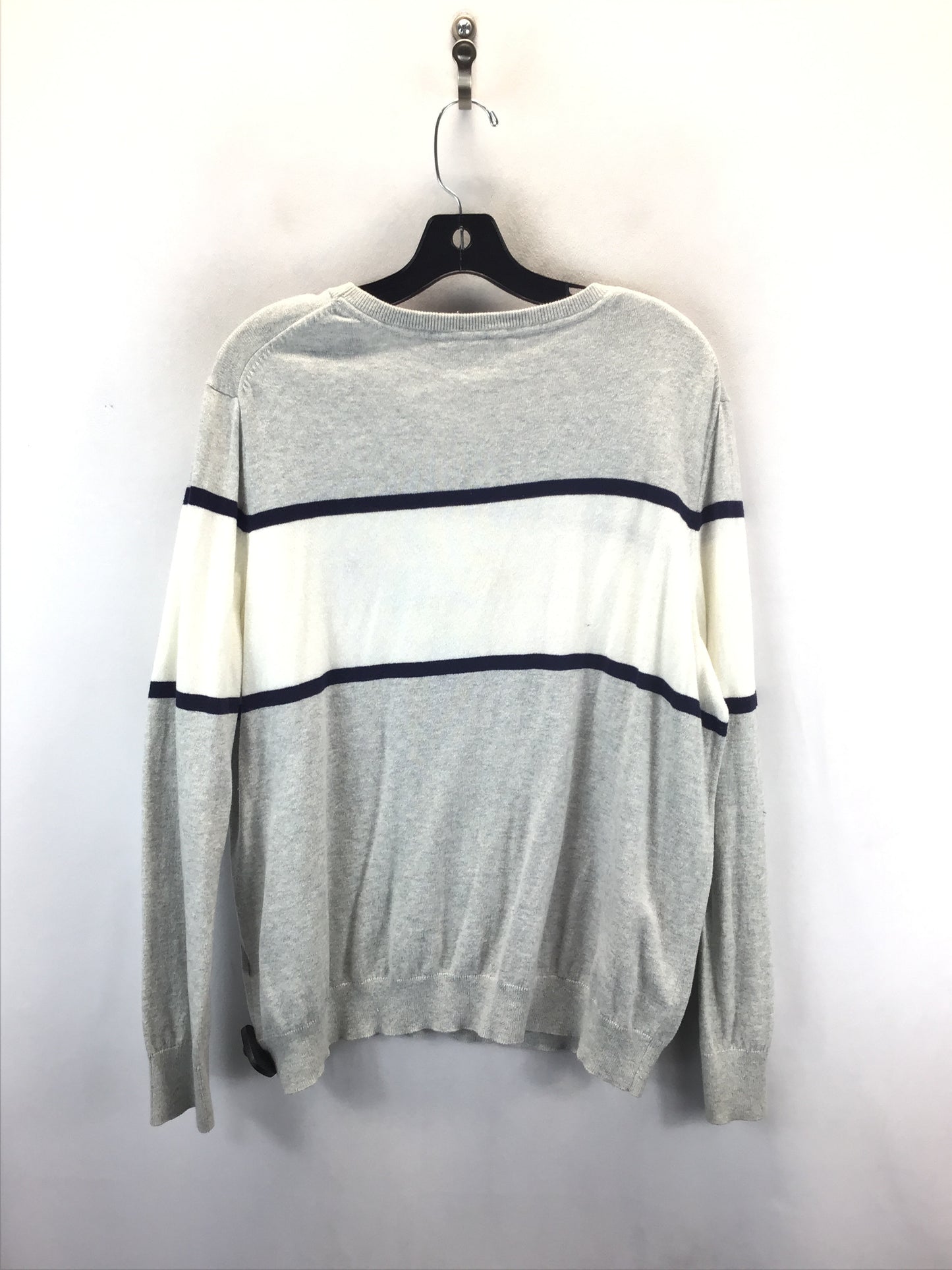 Sweater By Gap In Grey & Pink, Size: Xl