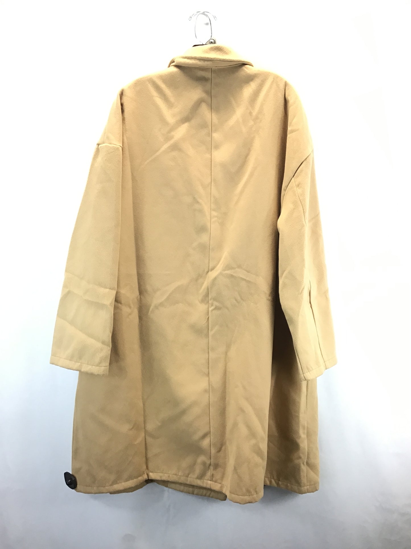 Coat Trench Coat By Shein In Tan, Size: 4x