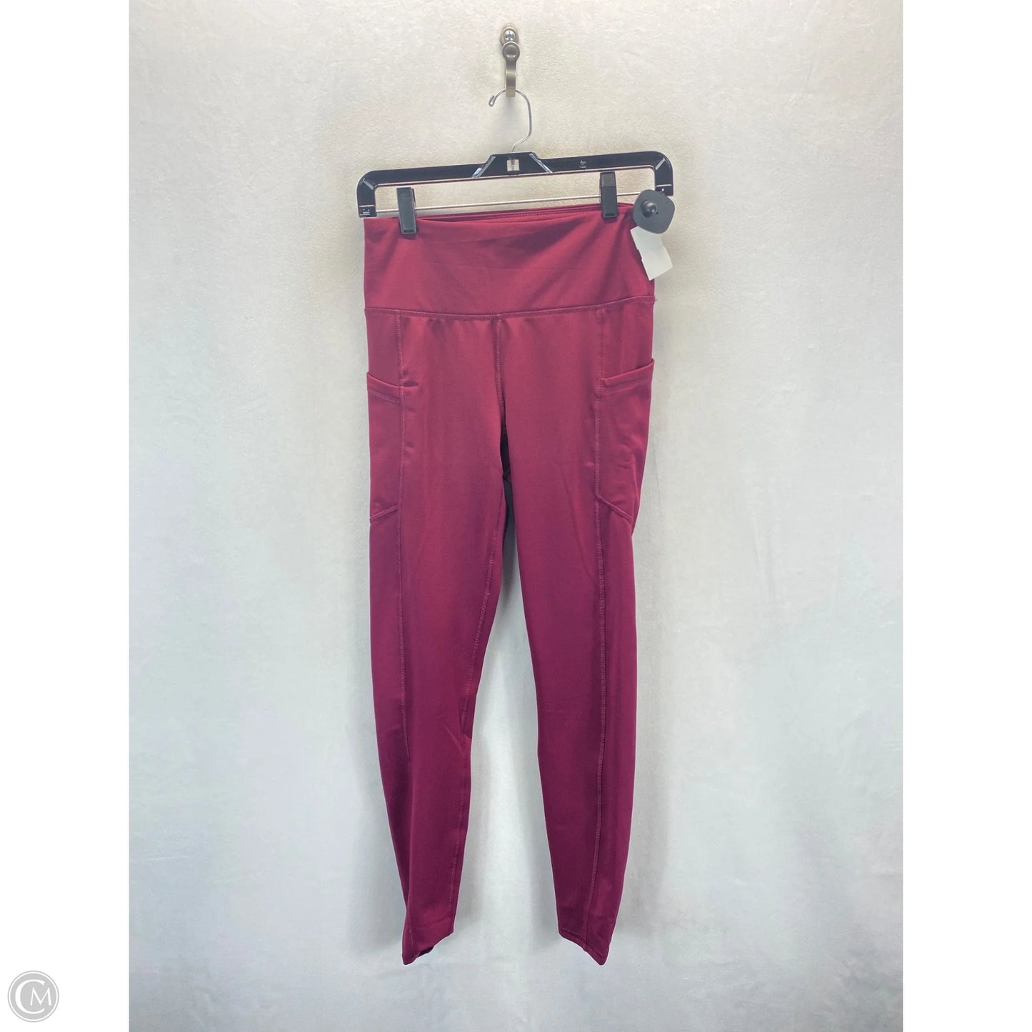 Athletic Leggings By Members Mark In Red, Size: S