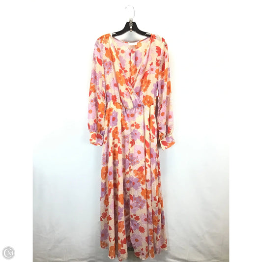 Dress Casual Maxi By Clothes Mentor In Multi-colored, Size: M
