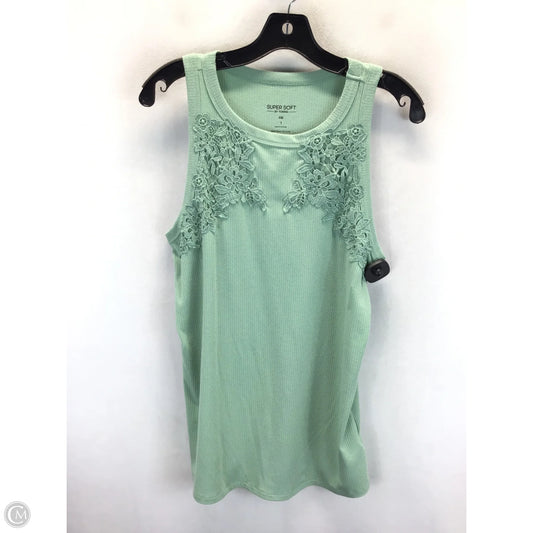 Top Sleeveless By Torrid In Green, Size: 14