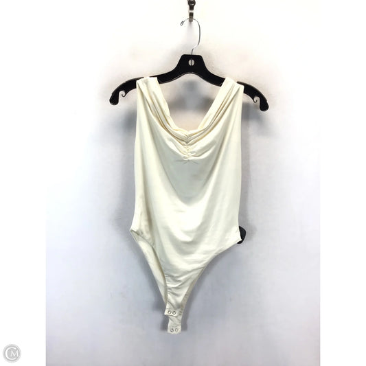 Bodysuit By Forever 21 In Cream, Size: L