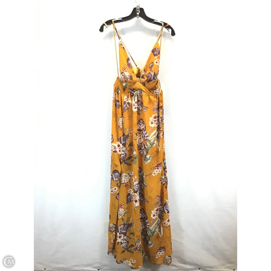 Dress Casual Maxi By Clothes Mentor In Floral Print, Size: L