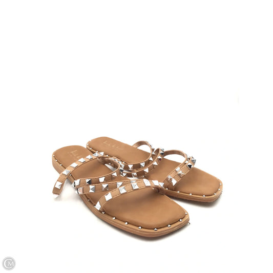 Sandals Flats By Nicole Miller In Tan, Size: 10