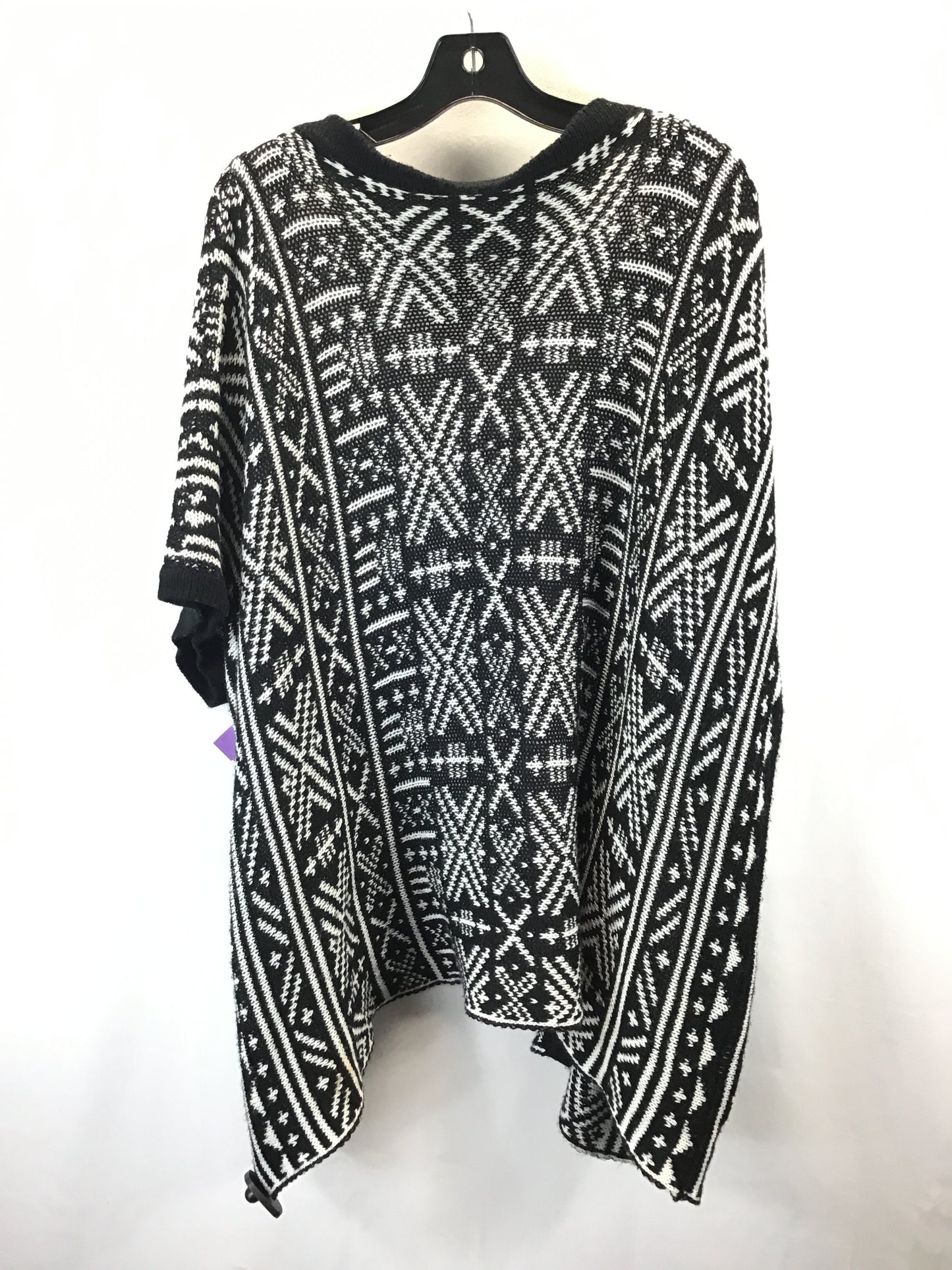 Cardigan By Fashion To Figure In Black & White, Size: 3x