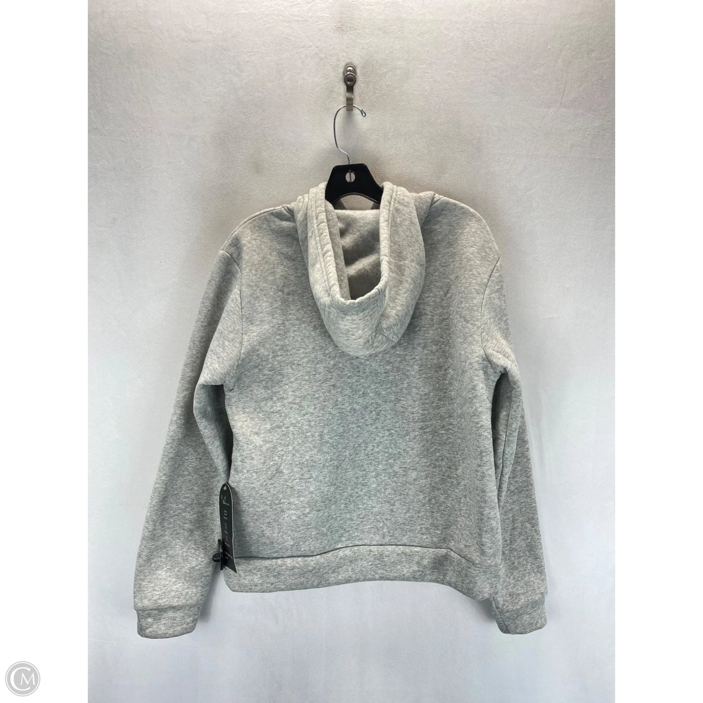 Sweatshirt Hoodie By Clothes Mentor In Grey, Size: M
